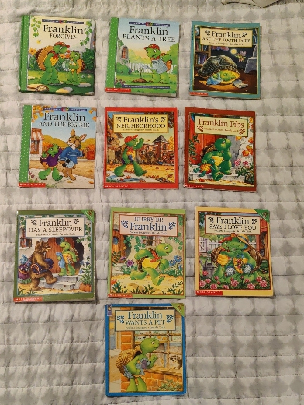 Lot Of 10 Franklin Children's Books Series  CottageCore Y2K Vintage Friendship